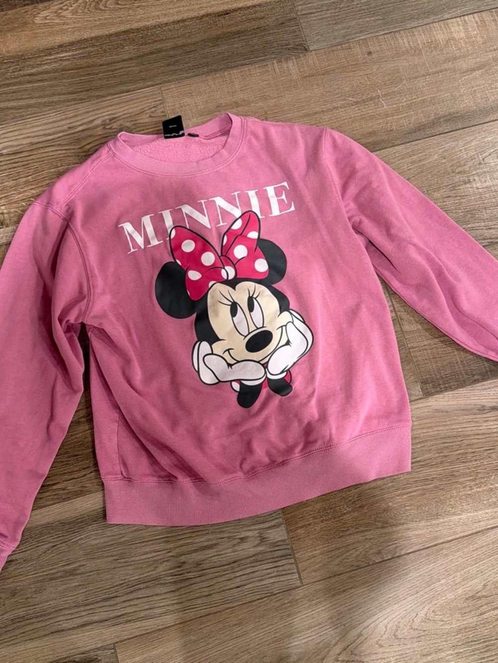 Minnie Mouse Pink Graphic Sweatshirt